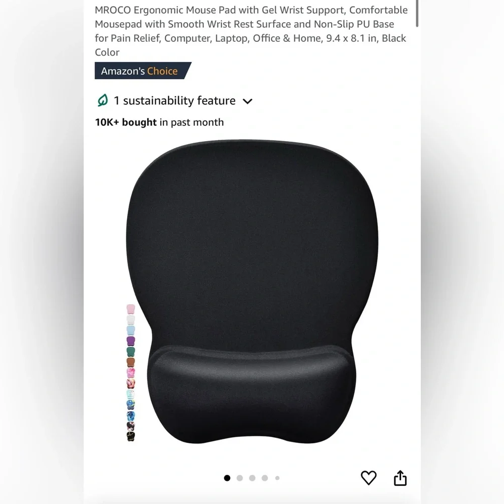 Mroco Gel Wrist Rest Mouse Pad